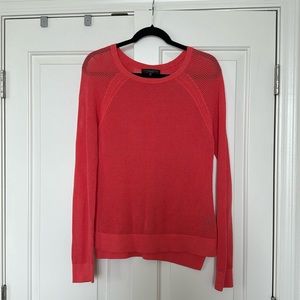 Coral colored knitted sweater from Sanctuary